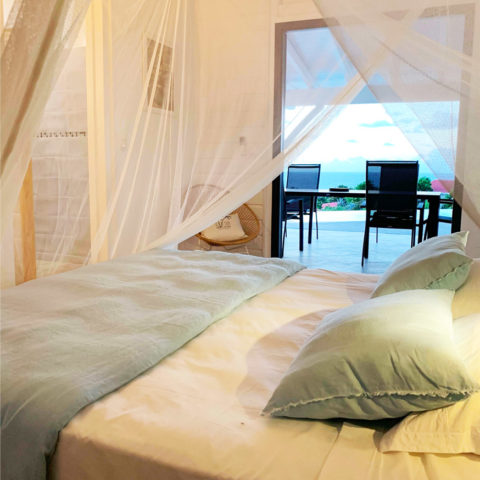 Marie-Galante villa coco caline chambre