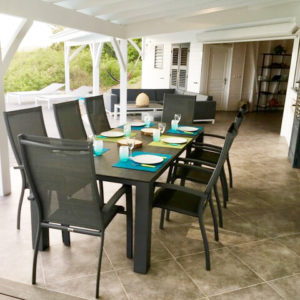 Marie Galante villa terrasse