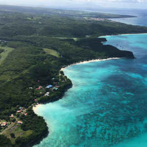 Ile Marie-Galante vue avion