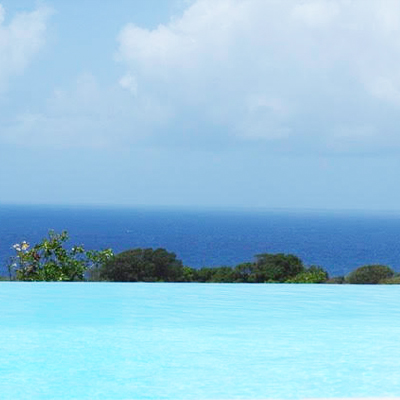 Marie-Galante villa Coco Caline vue piscine
