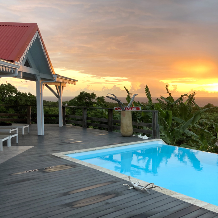 Marie-Galante villa piscine soleil